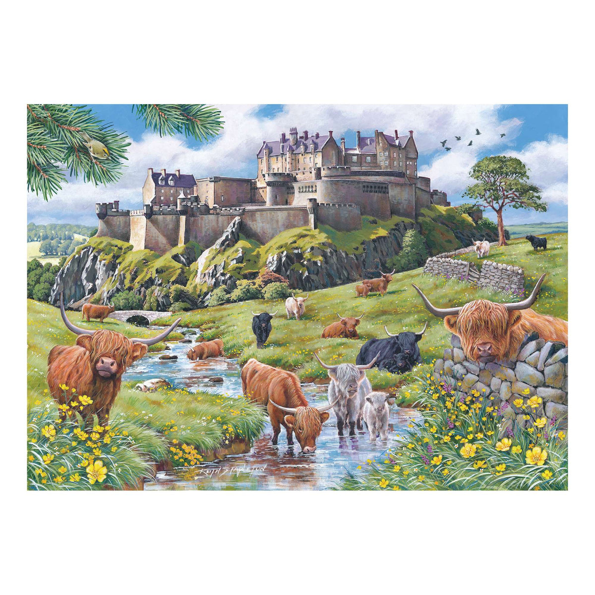 Artwork: Stirling Castle by Keith Stapleton - 1000 Piece Jigsaw Puzzle (House of Puzzles)