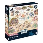 Sea Shore by Tracy Hall - 500 Piece Jigsaw Puzzle (House of Puzzles) - Completed Puzzle