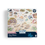 Box, straight on: Sea Shore by Tracy Hall - Big 500 Piece Jigsaw Puzzle (House of Puzzles)