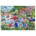 Made up: Waterside Inn by Robert Barry - 500 Piece Big Jigsaw Puzzle (House of Puzzles)