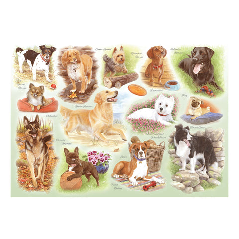 Artwork: Some of our Best Friends by Tracy Hall - 250 Piece Big Jigsaw Puzzle (House of Puzzles)