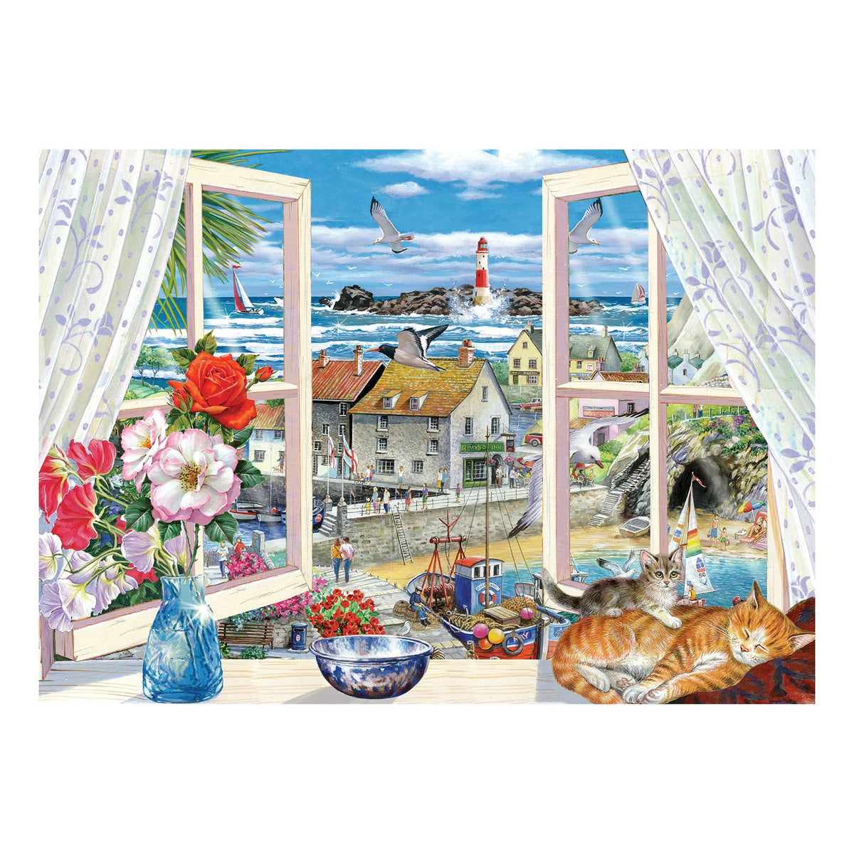 Artwork: A Breath of Fresh Air by Robert Barry - 500 Piece Jigsaw Puzzle (House of Puzzles)