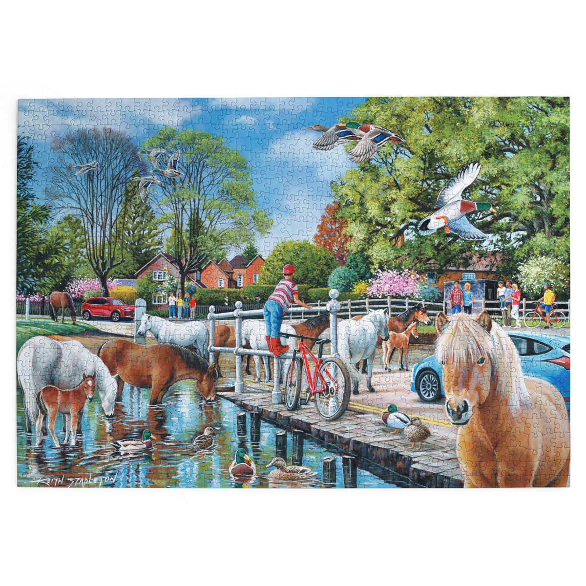 Made up: New Forest Ponies by Keith Stapleton - 1000 Piece Jigsaw Puzzle (House of Puzzles)