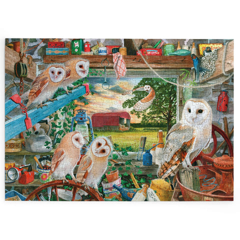 Made up: Night Owls by Tracy Hall - Big 500 Piece Jigsaw Puzzle (House of Puzzles)