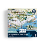 Box, straight on: Legends of the Skies by Robert Barry - 500 Piece Jigsaw Puzzle (House of Puzzles)