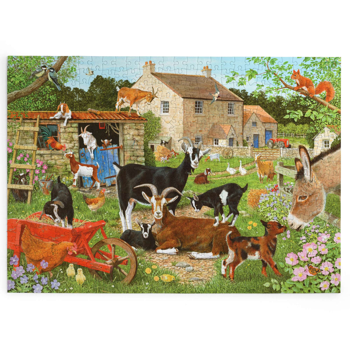Made up: Nanny, Billy & the Kids by Tracy Hall - Big 500 Piece Jigsaw Puzzle (House of Puzzles)