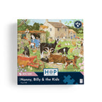 Box, straight on: Nanny, Billy & the Kids by Tracy Hall - Big 500 Piece Jigsaw Puzzle (House of Puzzles)