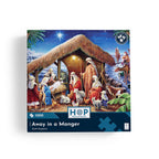 Box, straight on: Away in a Manger by Keith Stapleton - 1000 Piece Jigsaw Puzzle (House of Puzzles)