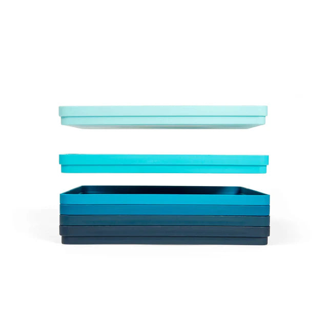 6 Piece Stack & Sort Puzzle Trays - Jigsaw Puzzle Sorting Trays - Image 3