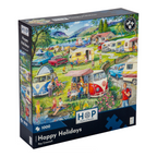 Box, turned right: Happy Holidays – 1000 Piece Jigsaw Puzzle (House of Puzzles)