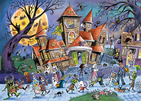 Haunted House – 350 Piece Jigsaw Puzzle (Cobble Hill)