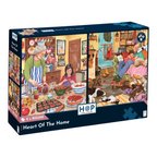 Box, straight on: Heart Of The Home – 2 x 500 XL Piece Jigsaw Puzzle (House of Puzzles)