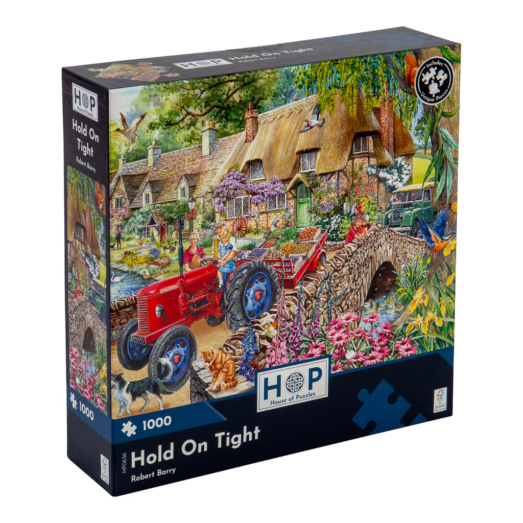 Box, turned right: Hold On Tight – 1000 Piece Jigsaw Puzzle (House of Puzzles)