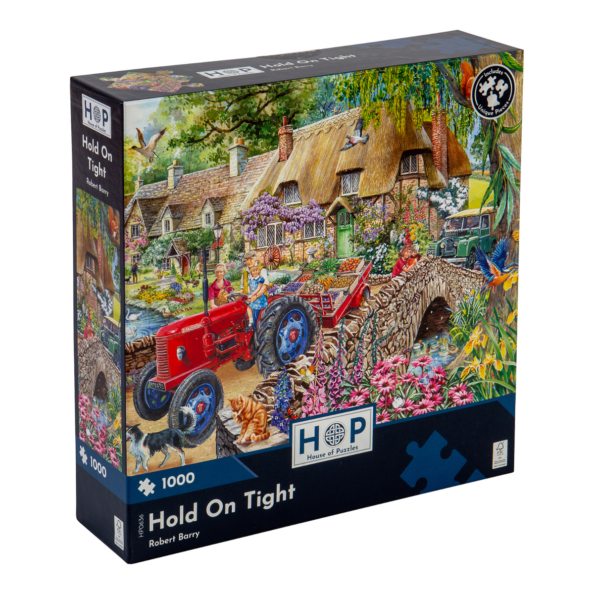 Box, turned right: Hold On Tight – 1000 Piece Jigsaw Puzzle (House of Puzzles)