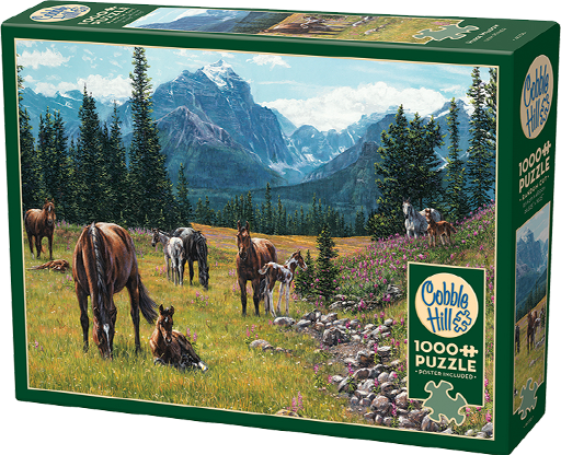 Horse Meadow – 1000 Piece Jigsaw Puzzle (Cobble Hill)