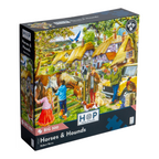 Box, turned right: Horses & Hounds – 500 XL Piece Jigsaw Puzzle (House of Puzzles)