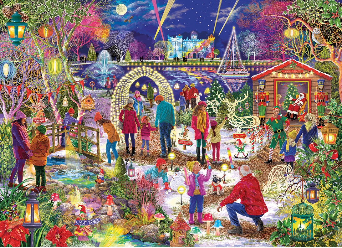 Artwork: Enchanted Christmas – 1000 Piece Jigsaw Puzzle (Gibsons)