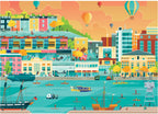 Artwork: The Marina – 1000 Piece Jigsaw Puzzle (Falcon Contemporary)