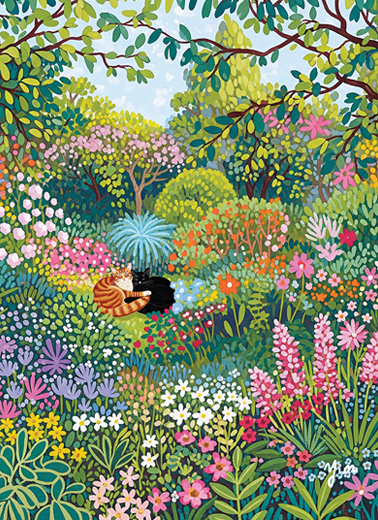 In The Garden – 1000 Piece Jigsaw Puzzle (Cobble Hill)