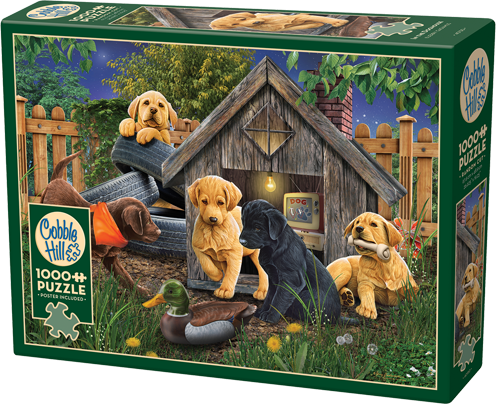 In the Doghouse – 1000 Piece Jigsaw Puzzle (Cobble Hill)