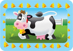 Artwork, puzzle 2 of 9: Ravensburger Farmyard Friends 9x 2pc Shaped Jigsaw Puzzles