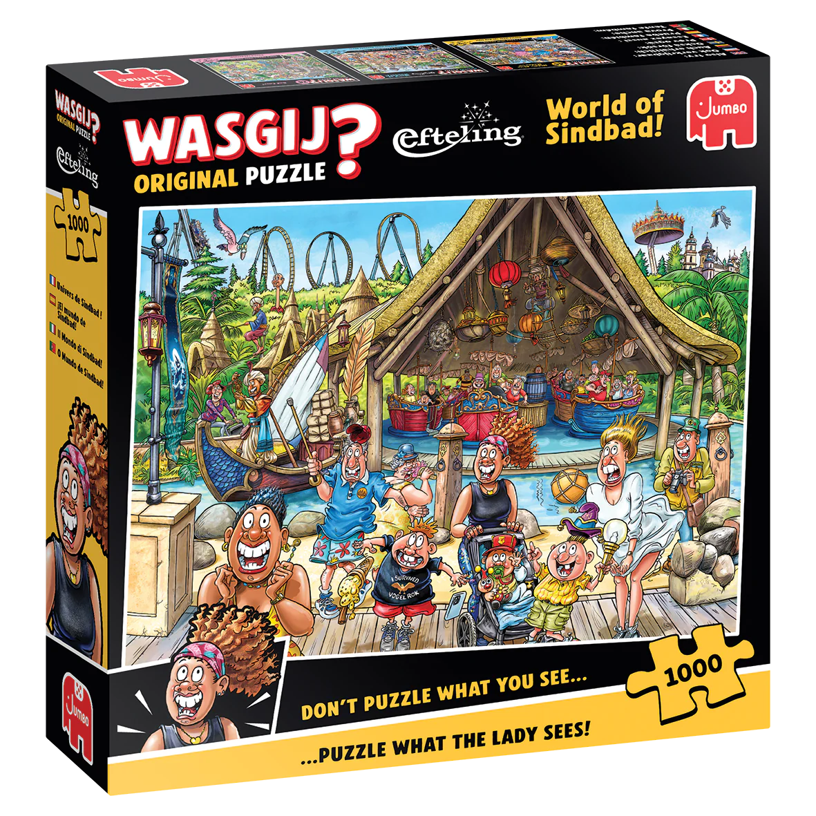 ** Pre-Order ** Wasgij Original: Efteling World of Sindbad – 1000 Piece Jigsaw Puzzle (Wasgij)