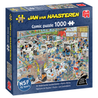 Puzzle Works by Jan van Haasteren - 1000 Piece Jigsaw Puzzle (Jumbo)