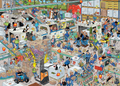 Puzzle Works by Jan van Haasteren - 1000 Piece Jigsaw Puzzle (Jumbo)