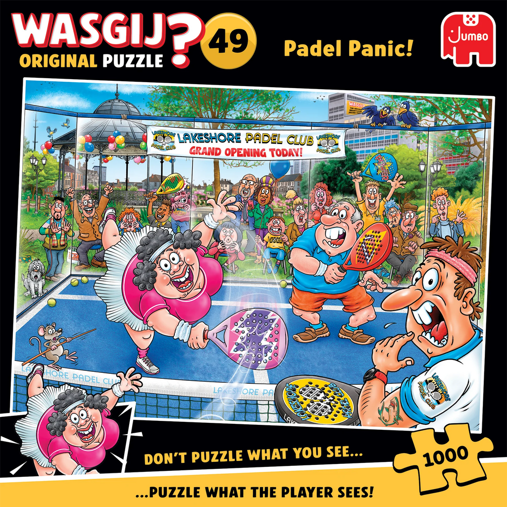 ** Pre-Order ** Wasgij? Original 49 Padel Panic - 1000 Piece Jigsaw Puzzle (Wasgij)