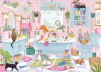 Pre-order: Tails in the Tub - 1000 Piece Jigsaw Puzzle (Falcon de luxe)
