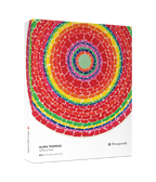 Springtime by Alma Thomas – 500 Piece Circular Jigsaw Puzzle (Pomegranate)