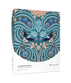 Huia and Chrysanthemum by Catherine Marion – 500 Piece Circular Jigsaw Puzzle (Pomegranate)