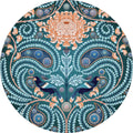 Huia and Chrysanthemum by Catherine Marion – 500 Piece Circular Jigsaw Puzzle (Pomegranate)