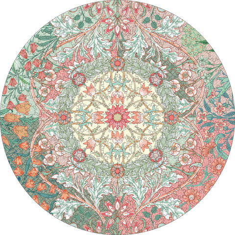 William Morris - 500 Piece Circular Jigsaw Puzzle (Pomegranate)