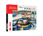 PoolCat by B. Kliban – 300 Piece Jigsaw Puzzle (Pomegranate)