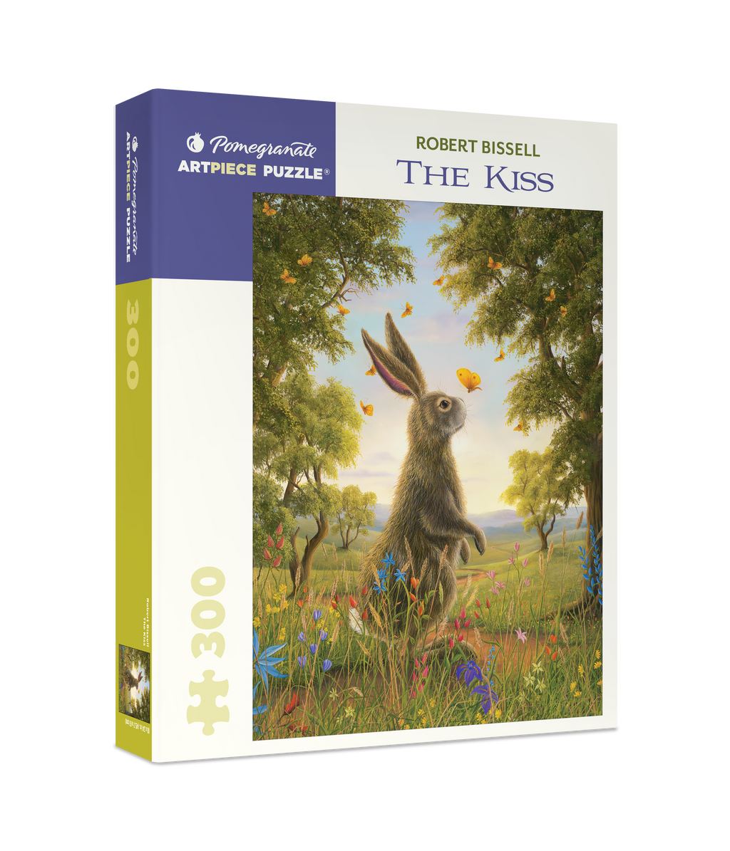 The Kiss by Robert Bissell – 300 Piece Jigsaw Puzzle (Pomegranate)