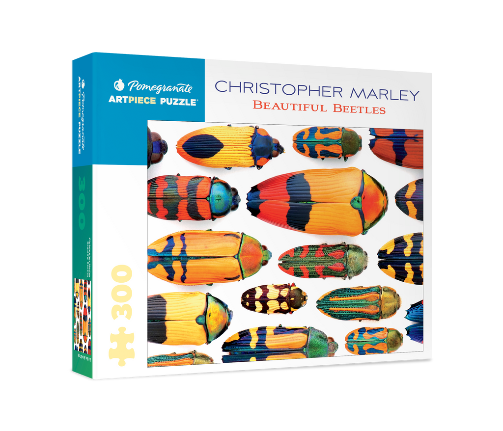 Beautiful Beetles by Christopher Marley – 300 Piece Jigsaw Puzzle (Pomegranate)