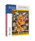 Biodiversity in the Burbs by Charley Harper - 300 Piece Jigsaw Puzzle (Pomegranate)