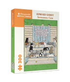 Seventeen Cats by Edward Gorey – 300 Piece Jigsaw Puzzle (Pomegranate)