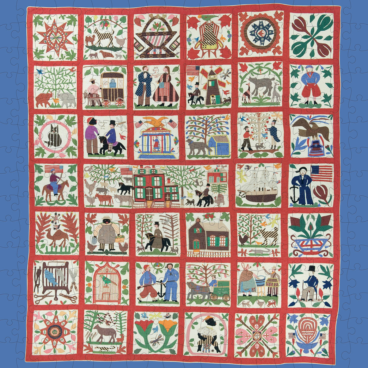 Made up: Reconciliation Quilt - 300 Piece Jigsaw Puzzle (Pomegranate)