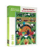 Gorman Heritage Farm by Charley Harper - 300 Piece Jigsaw Puzzle (Pomegranate) - Completed Puzzle