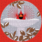 B-r-r-r-r-rdbath by Charley Harper – 300 Piece Jigsaw Puzzle (Pomegranate)