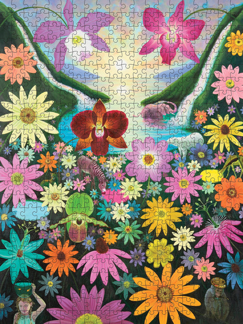 Made up: Rainbow Falls by L. C. Armstrong – 500 Piece Jigsaw Puzzle (Pomegranate)