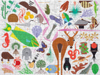 Wildlife Wonders by Charley Harper - 500 Piece Jigsaw Puzzle (Pomegranate Artpiece Puzzle)