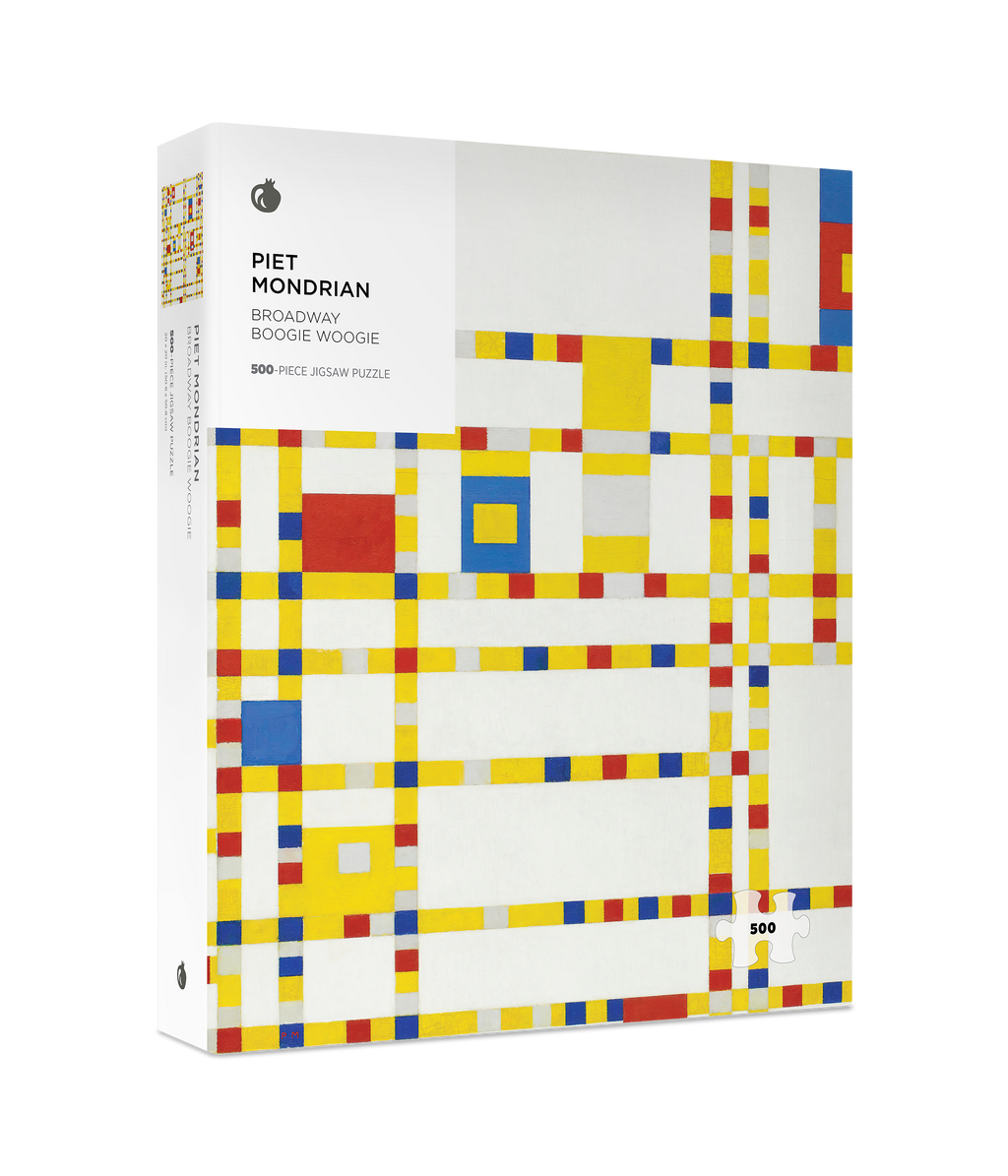 Broadway Boogie Woogie by Piet Mondrian – 500 Piece Jigsaw Puzzle (Pomegranate)