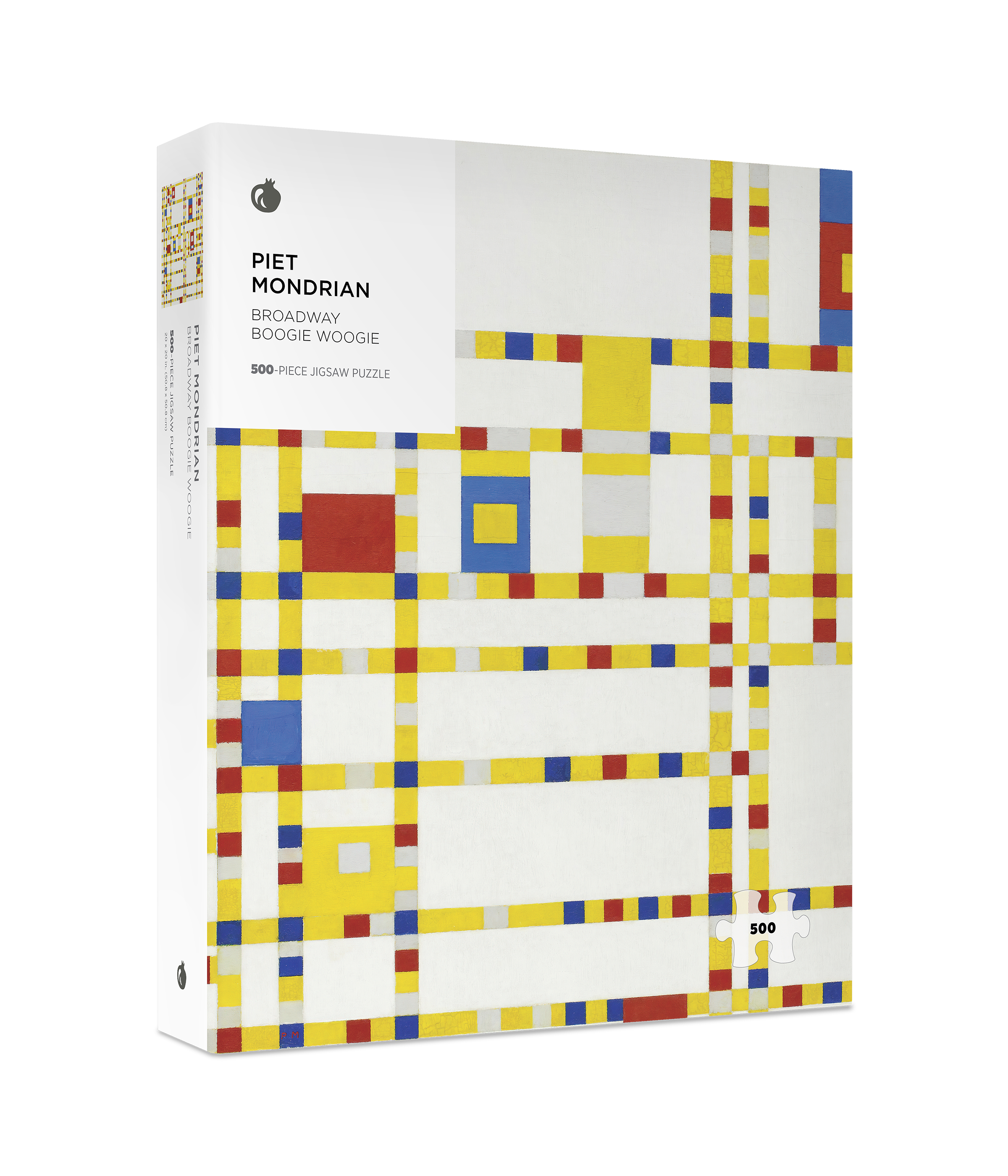 Broadway Boogie Woogie by Piet Mondrian – 500 Piece Jigsaw Puzzle (Pomegranate)