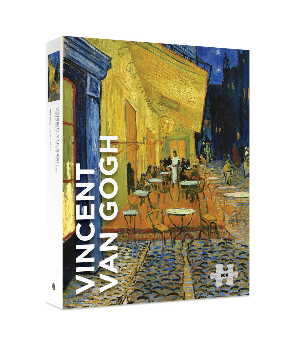 Terrace of a Café at Night by Vincent van Gogh – 500 Piece Jigsaw Puzzle (Pomegranate)