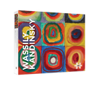 Squares with Concentric Rings by Wassily Kandinsky – 500 Piece Jigsaw Puzzle (Pomegranate)