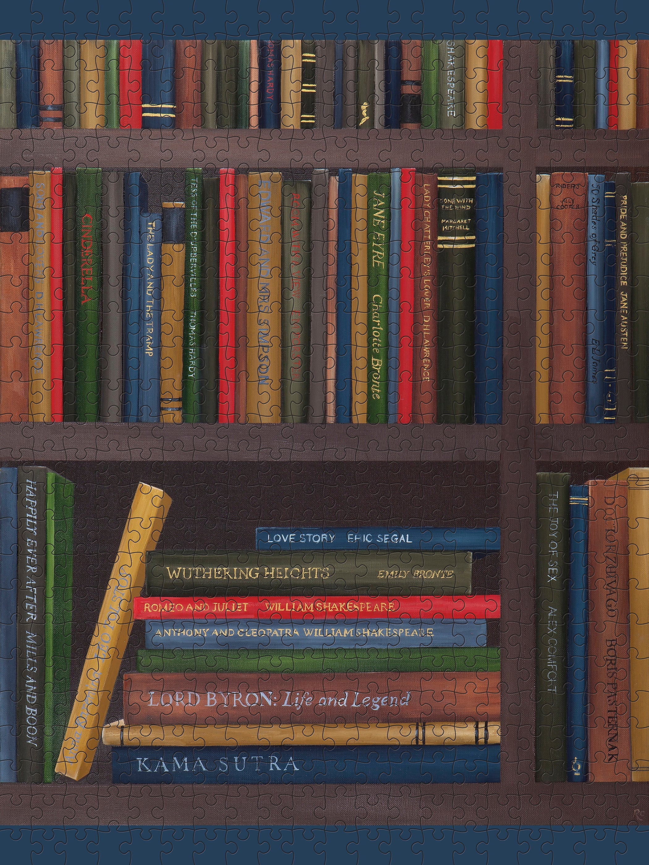 Literary Loves by Rebecca Campbell – 500 Piece Jigsaw Puzzle (Pomegranate)