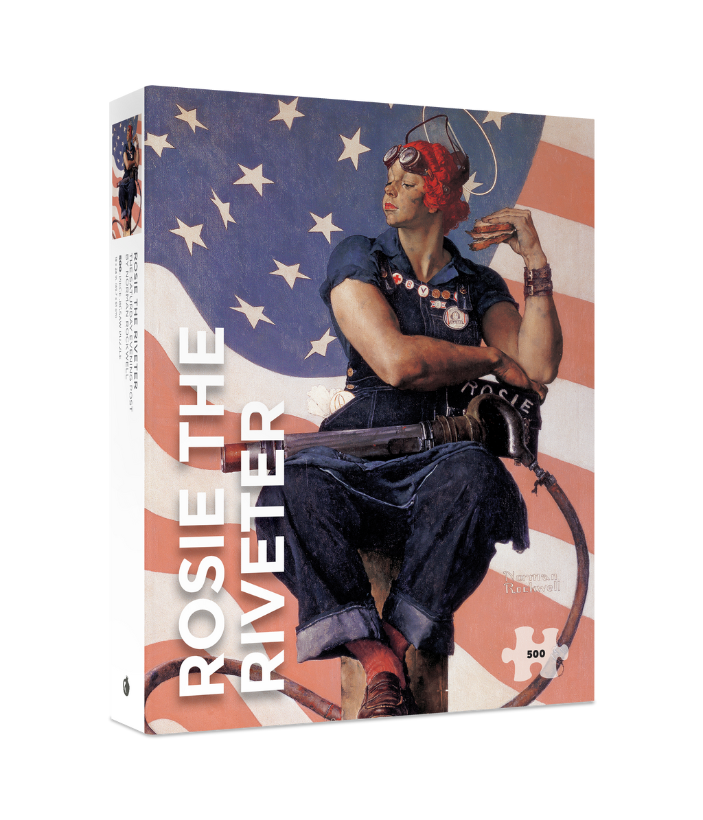 Rosie the Riveter by Norman Rockwell – 500 Piece Jigsaw Puzzle (Pomegranate)
